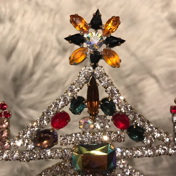 Vintage Jeweled Christmas Tres - Picture 8 of 16